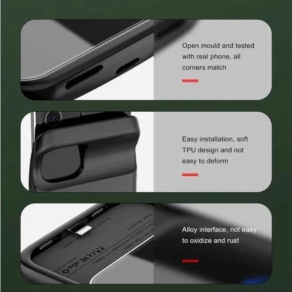 Battery Case cover for iPhone12 pro -13 pro -14 pro